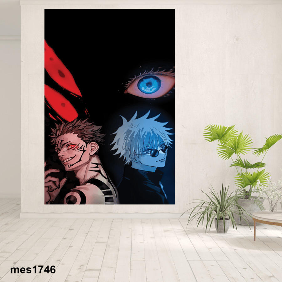 لوحة جدارية مطبوعة على لوح اكريلك من انمي Jujutsu Kaisen/ معركة السحر جوجوتسو