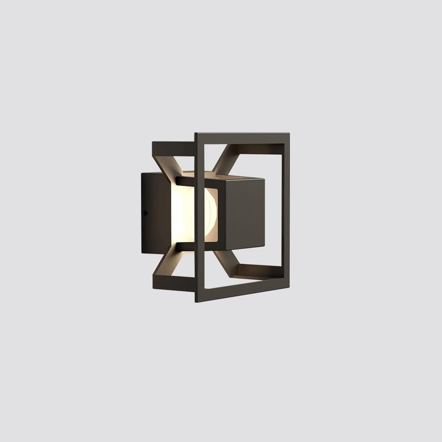 ابليك جداري خارجي مودرن هندسي اسود