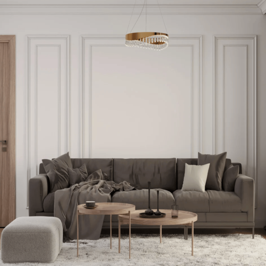 اضاءة سقف معلقة - ثريا علاقي تصميم مودرن