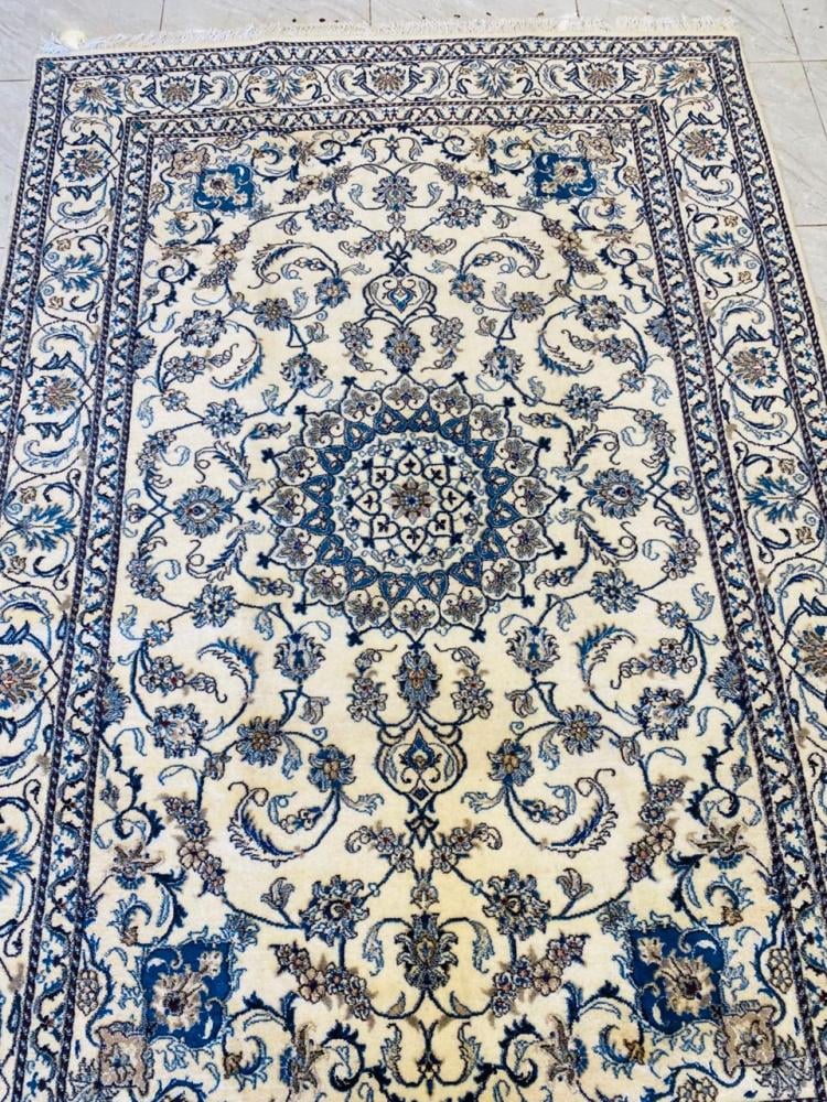 سجاد ايراني نايين صوف  - صناعة و نسيج يدوي | مقاس: 295*200