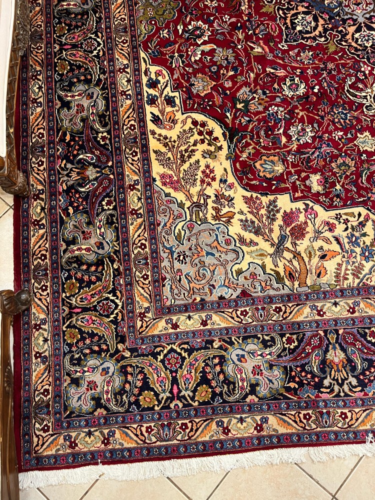 سجادة ايراني صوف صناعة يدوية  | مقاس: 3x4 m
