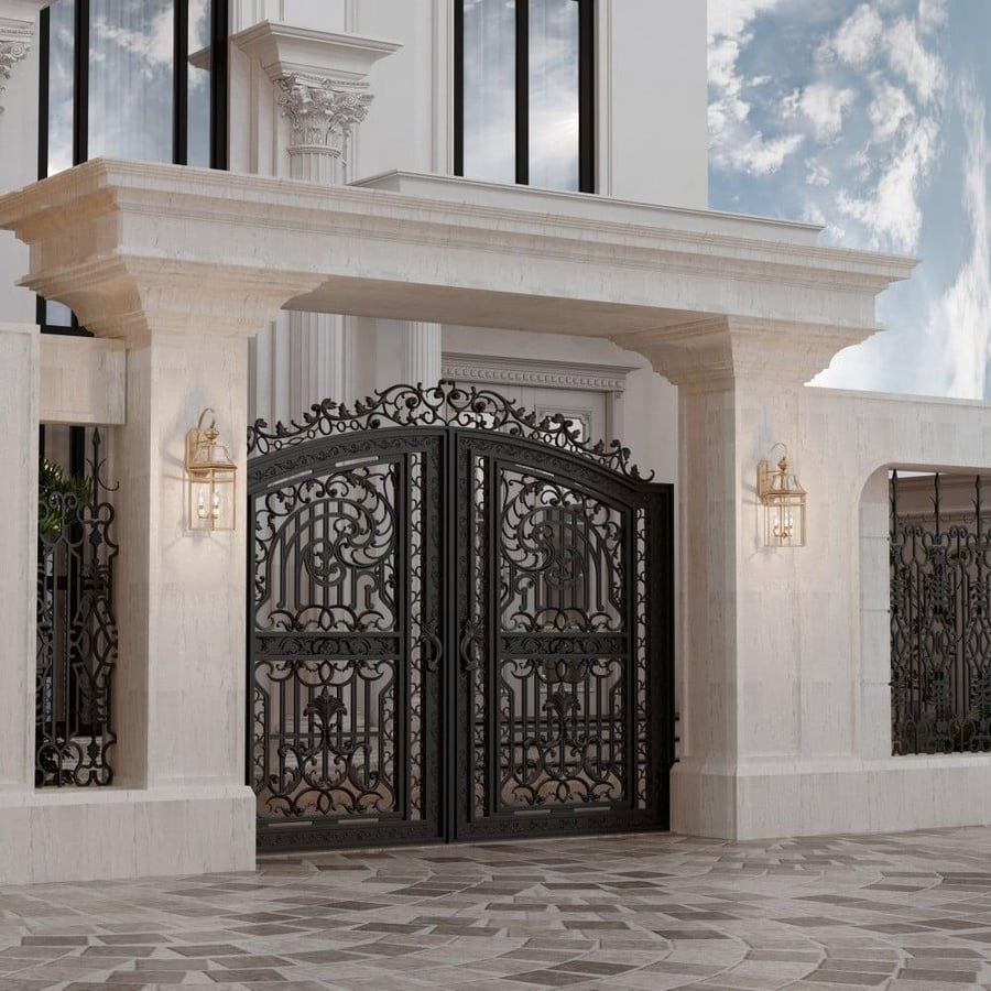 ابليك سور نحاسي ذهبي كبير بتصميم راقي