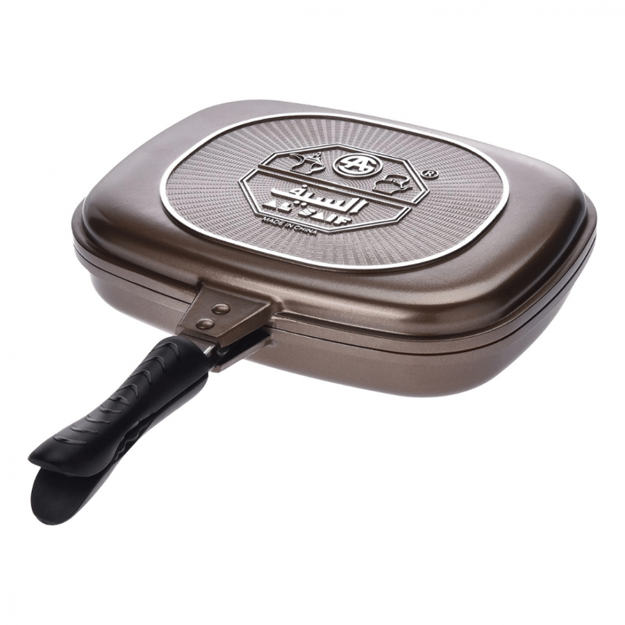 Double-sided grill from Al Saif - size 32 cm - available in several colors