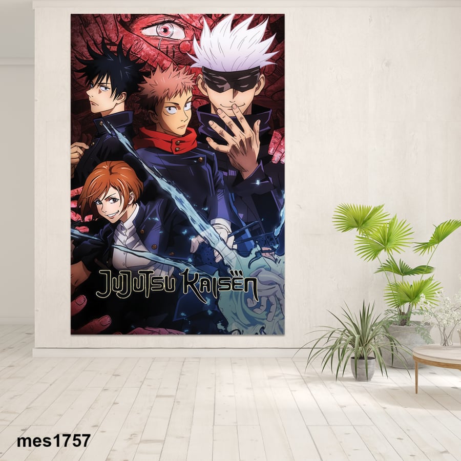 لوحة جدارية مطبوعة على لوح اكريلك من انمي Jujutsu Kaisen/ معركة السحر جوجوتسو