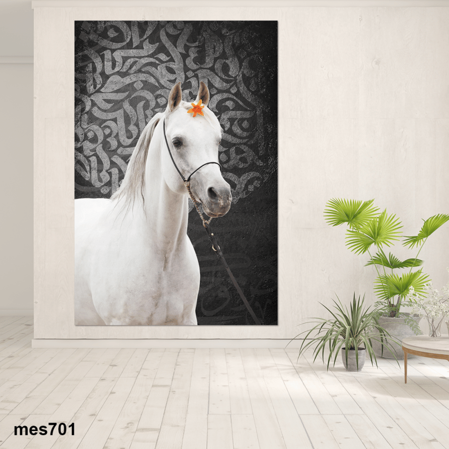 لوحة جدارية مطبوعة صورة خيل