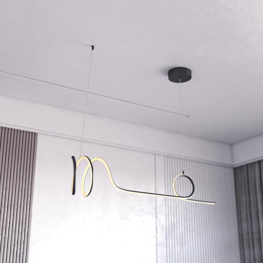 ثريا معلقة  LED دوائر 100 سم