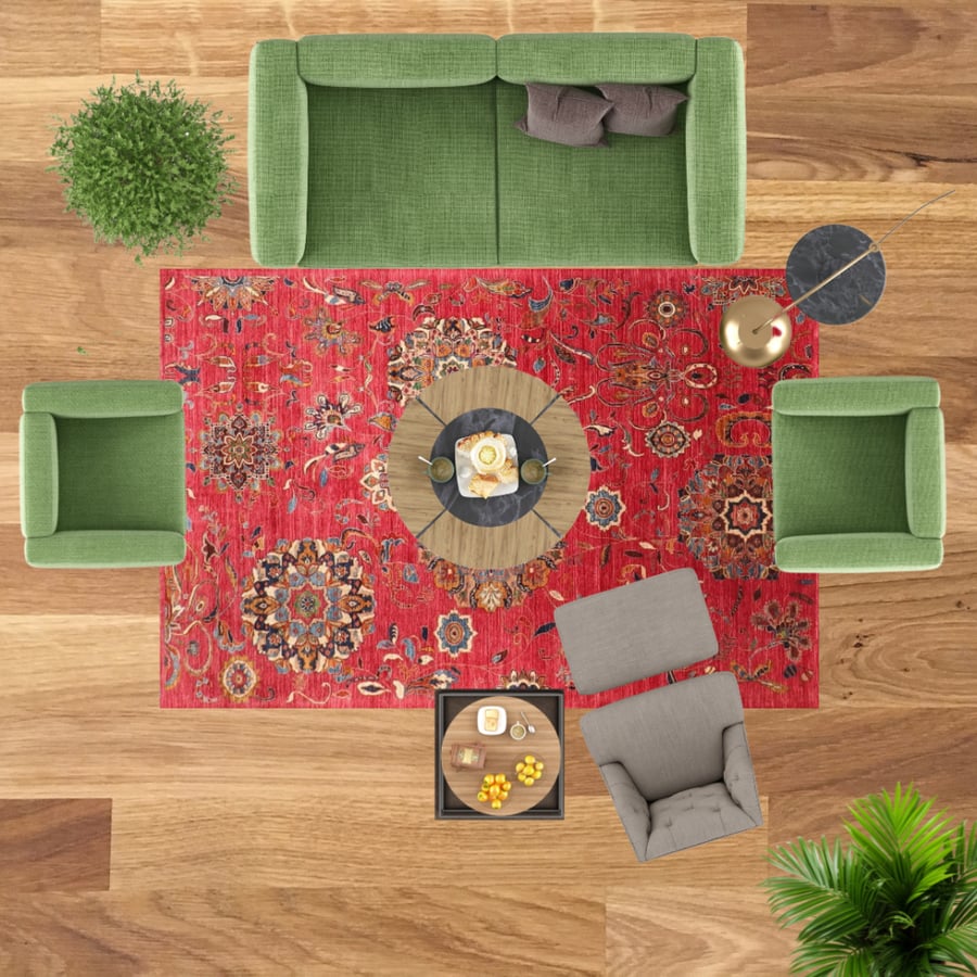 سجادة افغانية غزني نسيج يدوي   | مقاس: 2x3 m