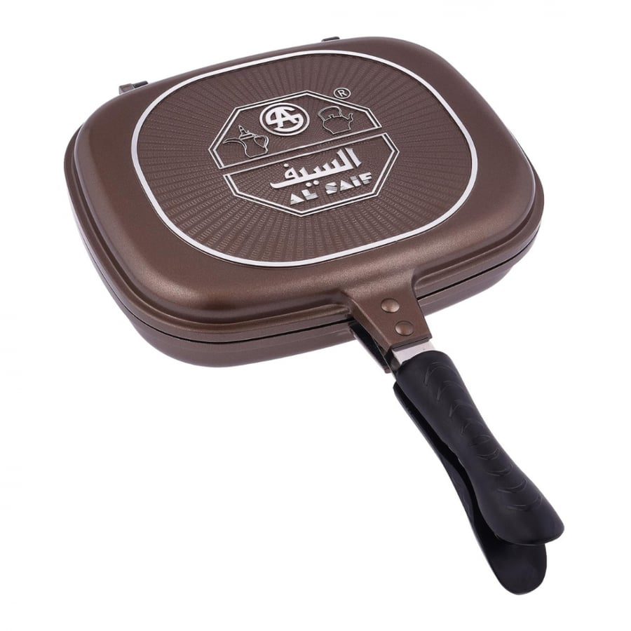 Double-sided grill from Al Saif - size 30 cm - available in several colors