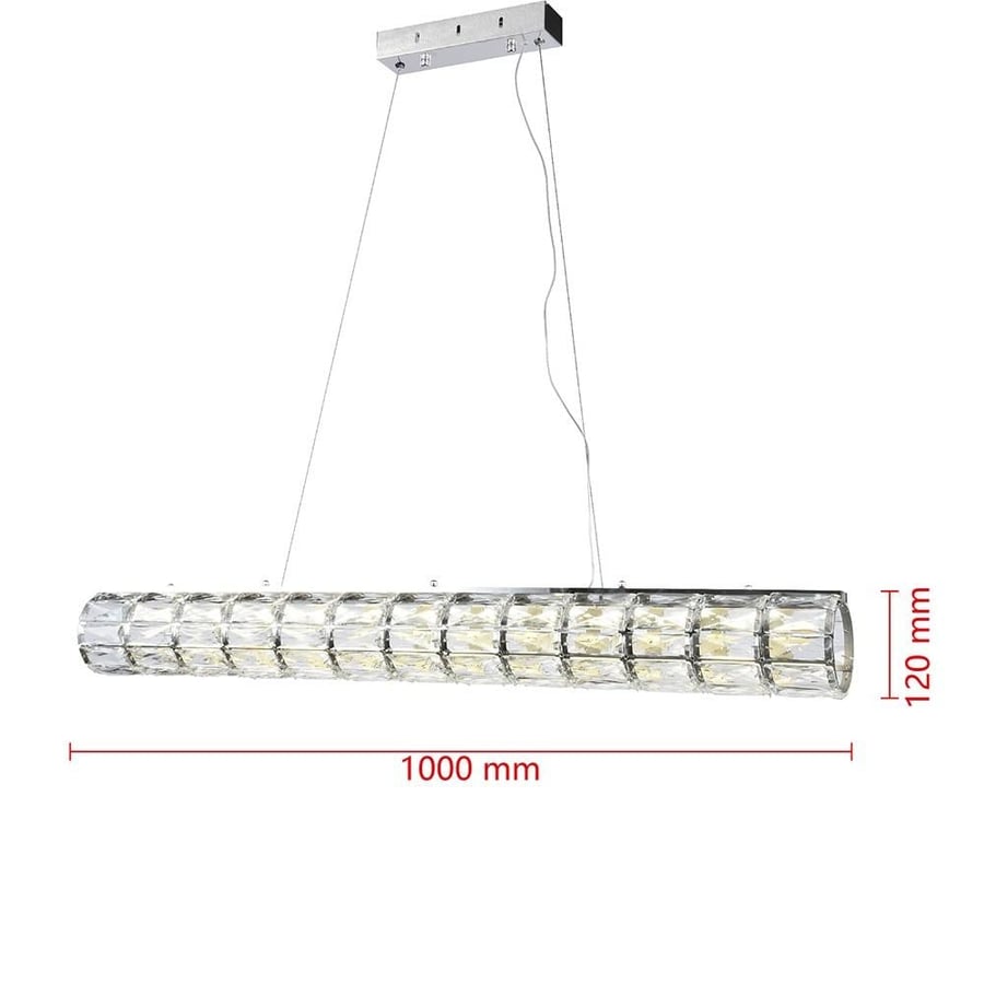 ثريا معلقة LED مدورة طول 1 متر CCT