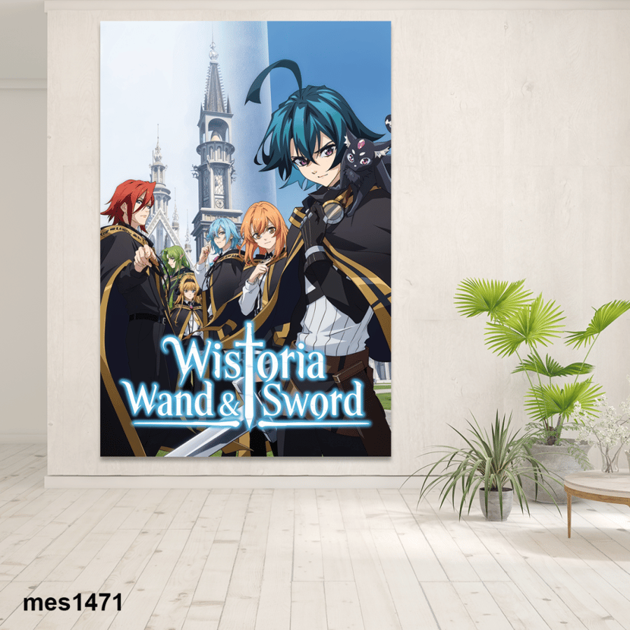 لوحة جدارية مطبوعة على لوح اكريلك من انمي Wistoria Wand and Sword / ويستوريا العصا والسيف