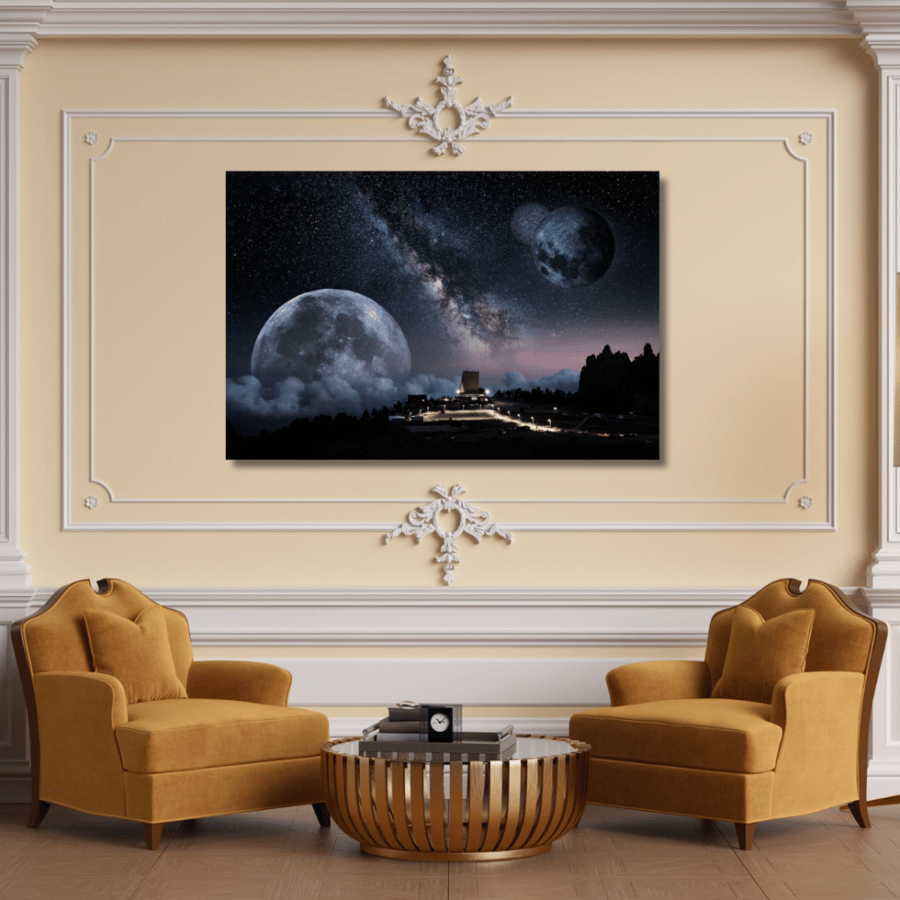 Printed canvas wall art and sea decor