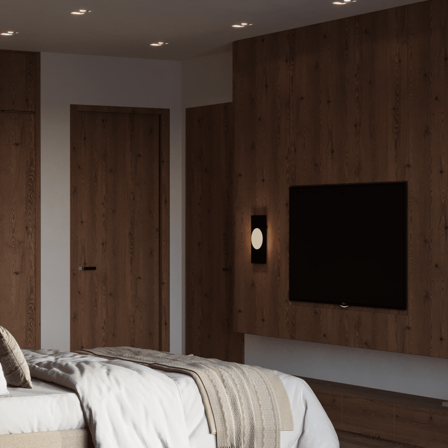 إنارة جدارية مودرن LED بطارية دائرة