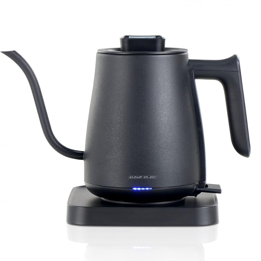 Modern electric kettle from Al Saif - capacity 600 ml - 1310 watts - black color