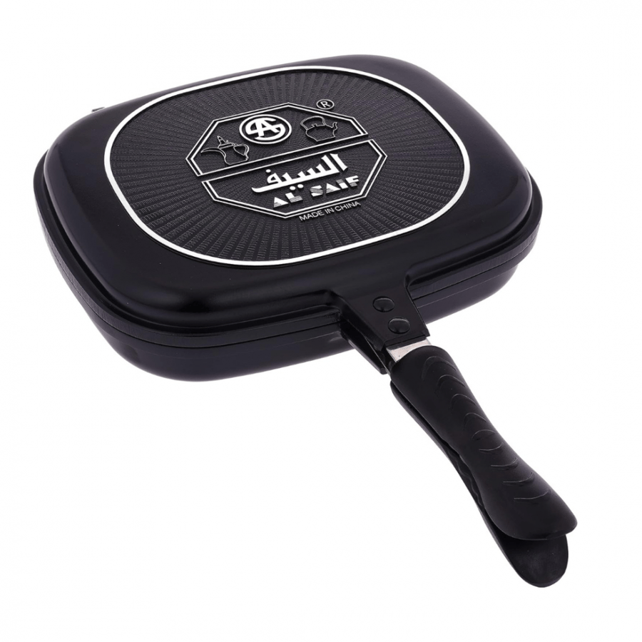 Double-sided grill from Al Saif - size 30 cm - available in several colors