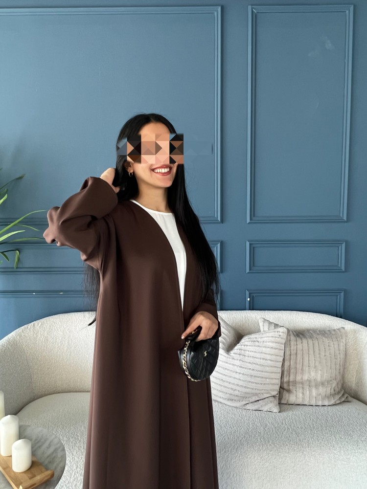عباية كاجوال بنية