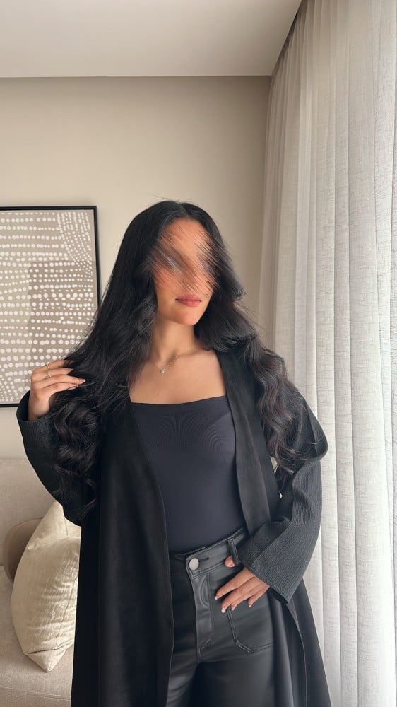 عبايه لامعه