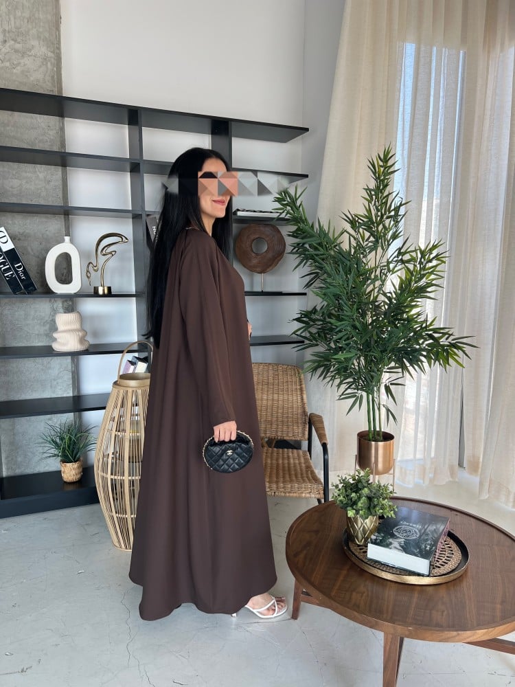 عباية كاجوال بنية