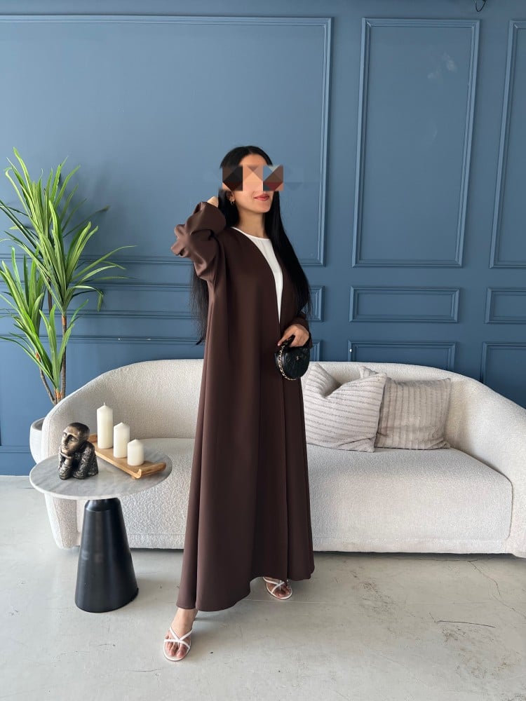 عباية كاجوال بنية