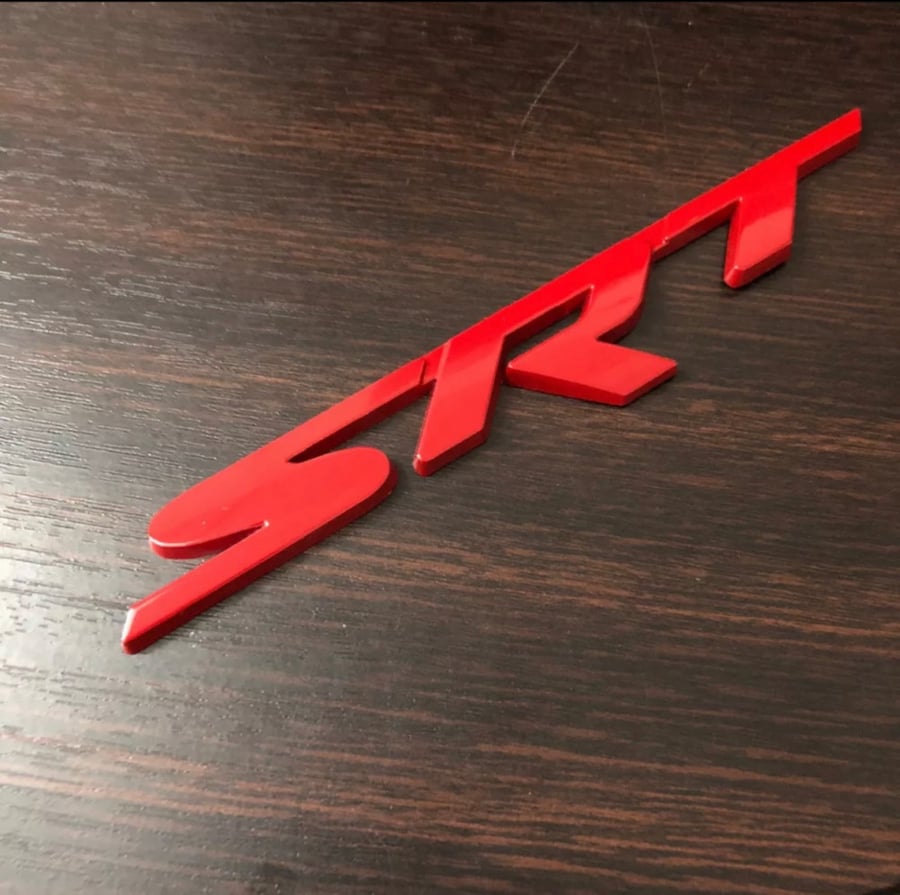 علامة SRT  "خلفية" احمر