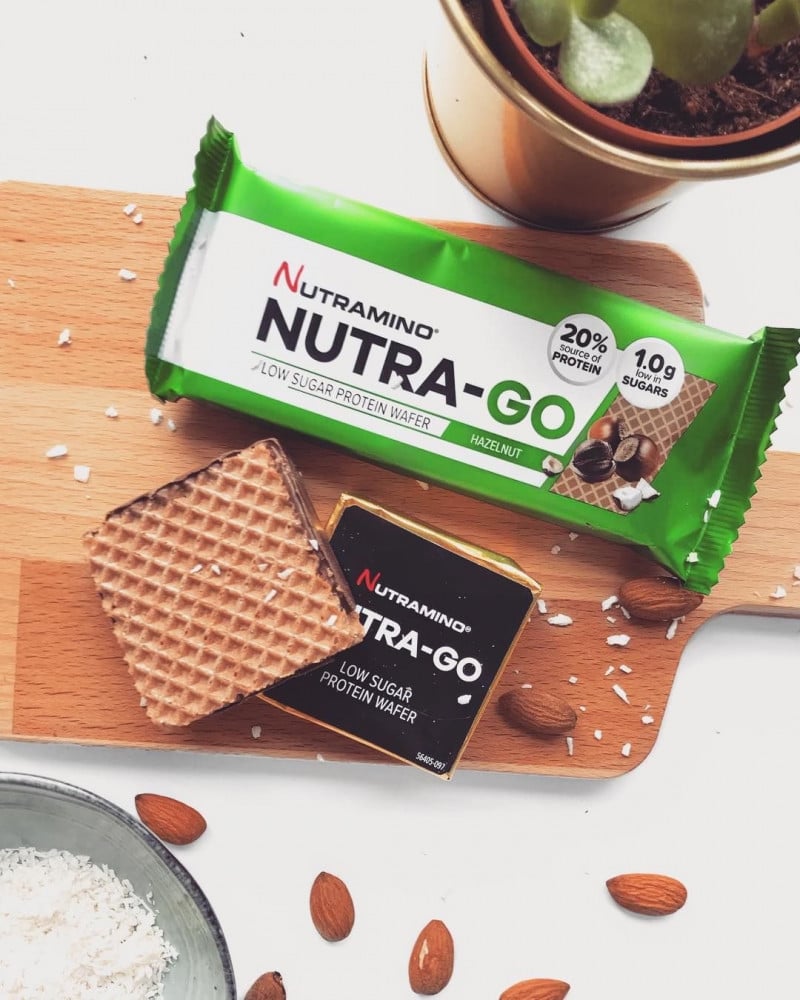 Nutra go wafer with hazelnut flavor