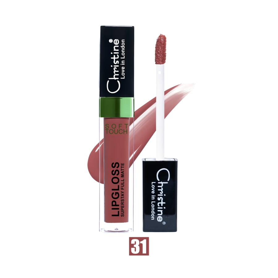 Christine Matte Liquid Lipstick, 1+1 Free Offer, No. 31 CH2025