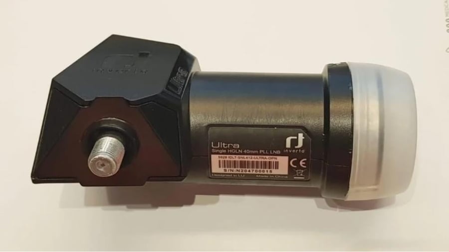 لاقط انفيرتو  الترا الجديد Ultra Single High-Gain Low-Noise 40mm PLL LNB