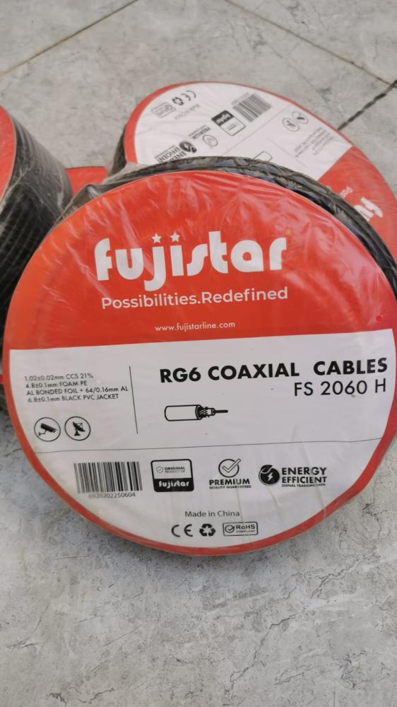 Cable RG 6 30M  كيبل 30 متر  ارج 6 FUJI STAR
