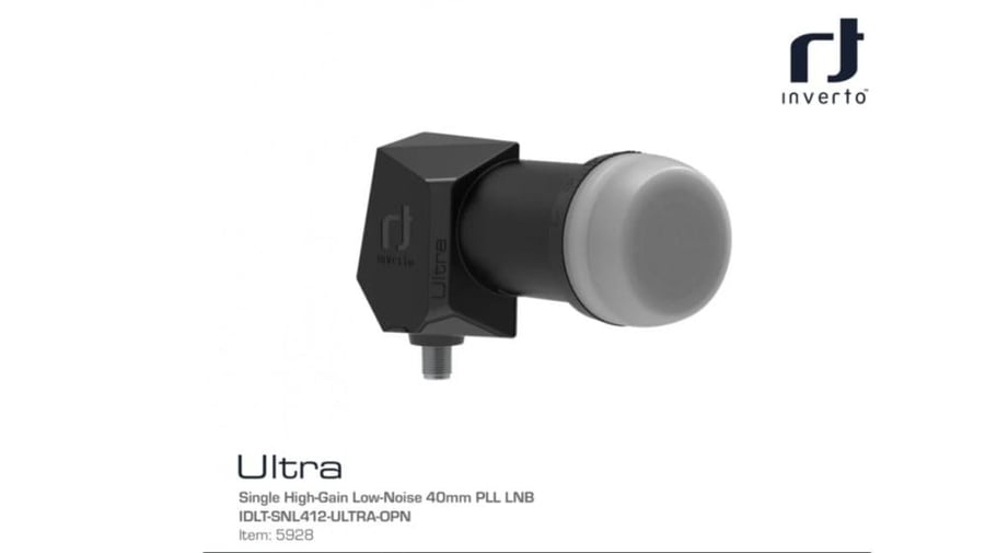 لاقط انفيرتو  الترا الجديد Ultra Single High-Gain Low-Noise 40mm PLL LNB