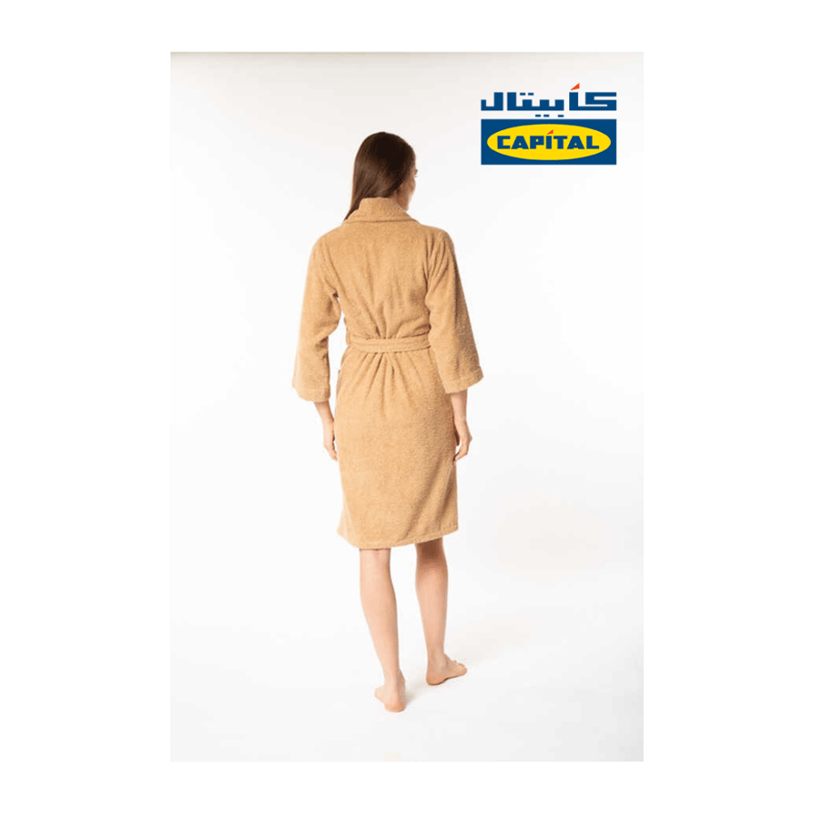 روب استحمام سادة سميك ذهبي