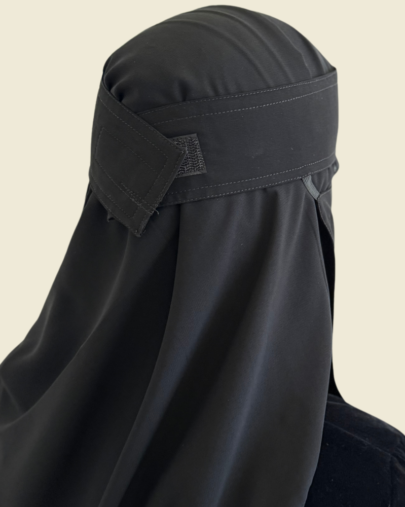 نقاب قصير - مغاط مائل - لاصق