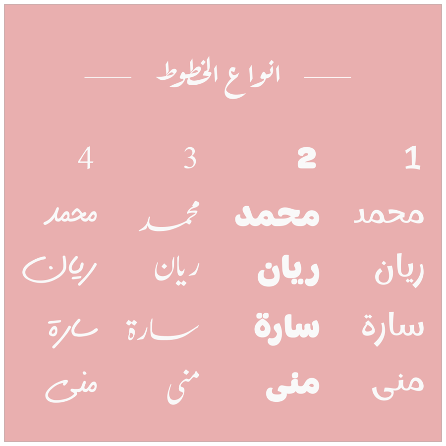 ميدالية الإسم - تصميم "نوح"