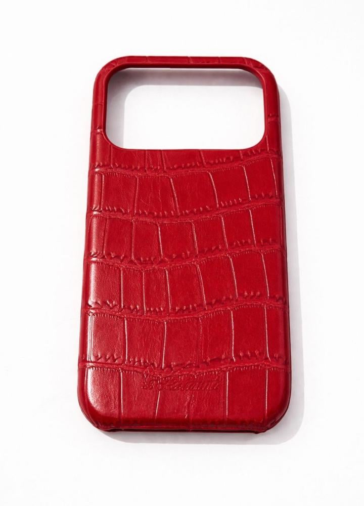 Embossed Croc Leather iPhone Case Felinah line