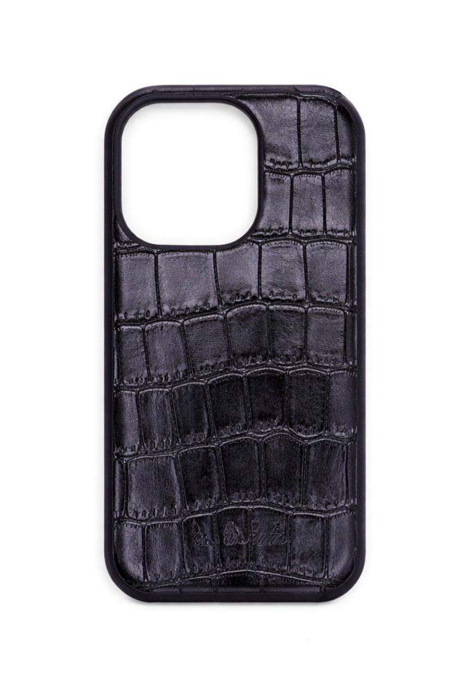 Embossed Croc Leather iPhone Case Felinah line