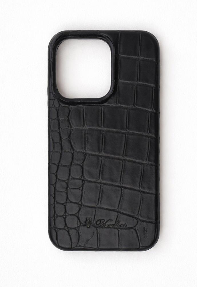 Embossed Croc Leather iPhone Case Felinah line
