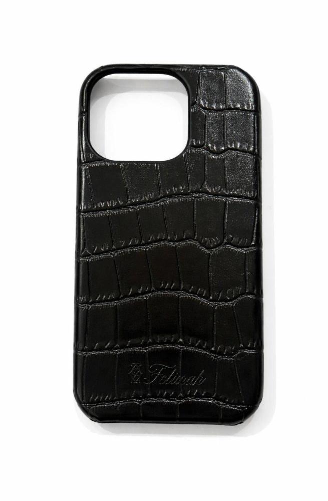 Embossed Croc Case Trio Crown