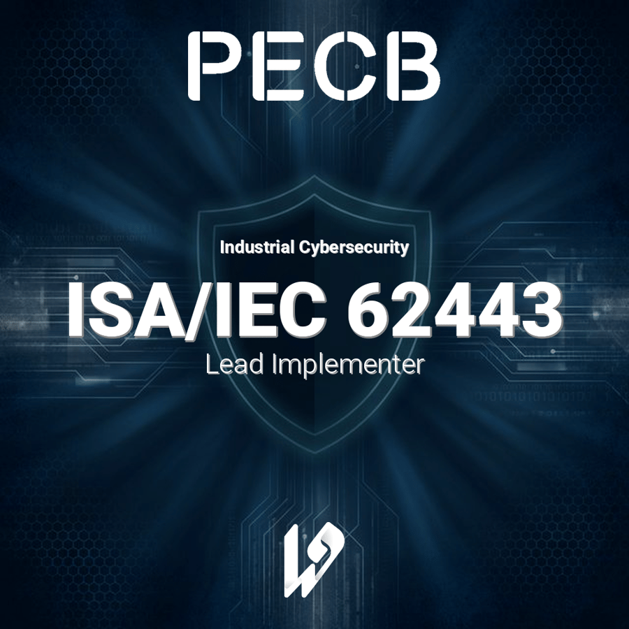 دورة PECB المعتمدة: ISA/IEC 62443 منفّذ رئيسي (Lead Implementer)