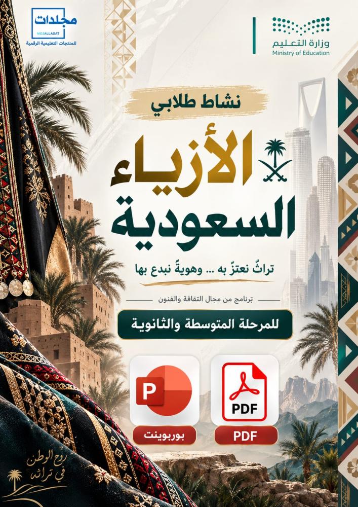 مجال الثقافة والفنون (الأزياء السعودية)