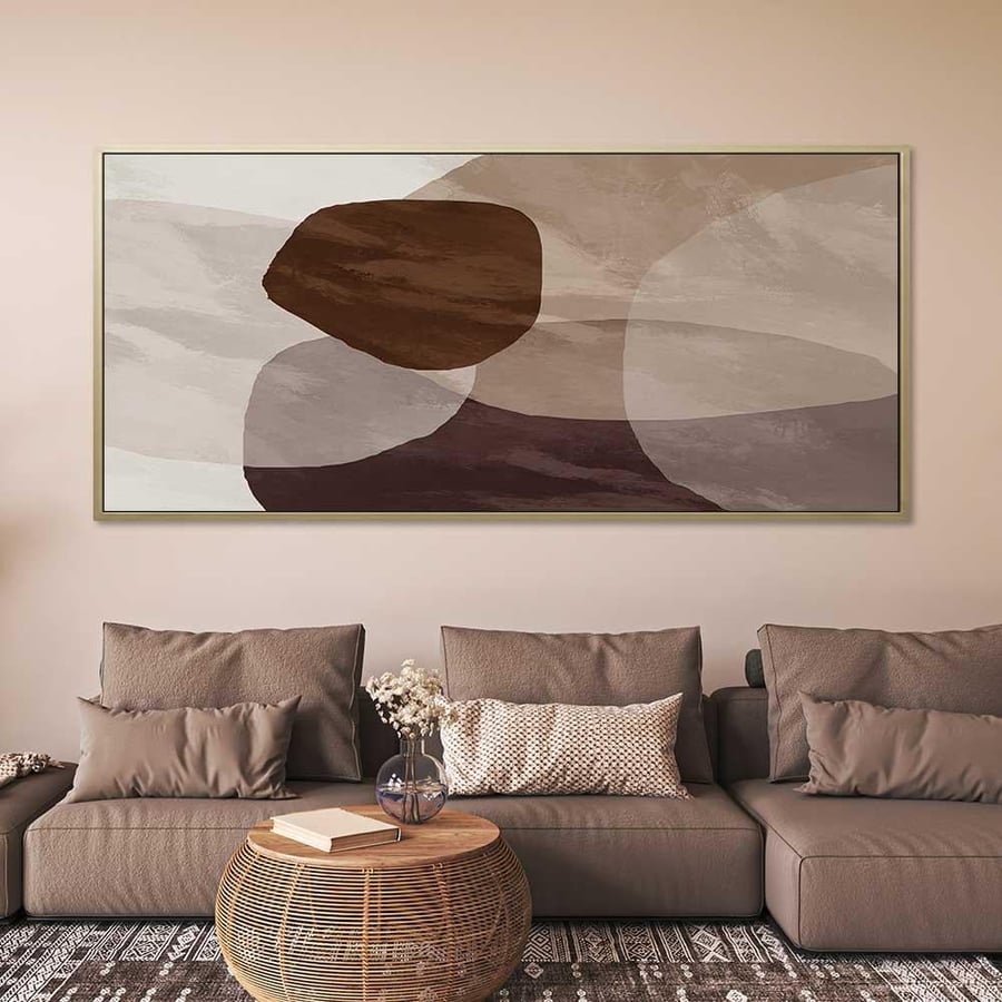 Abstract art panels with modern design
