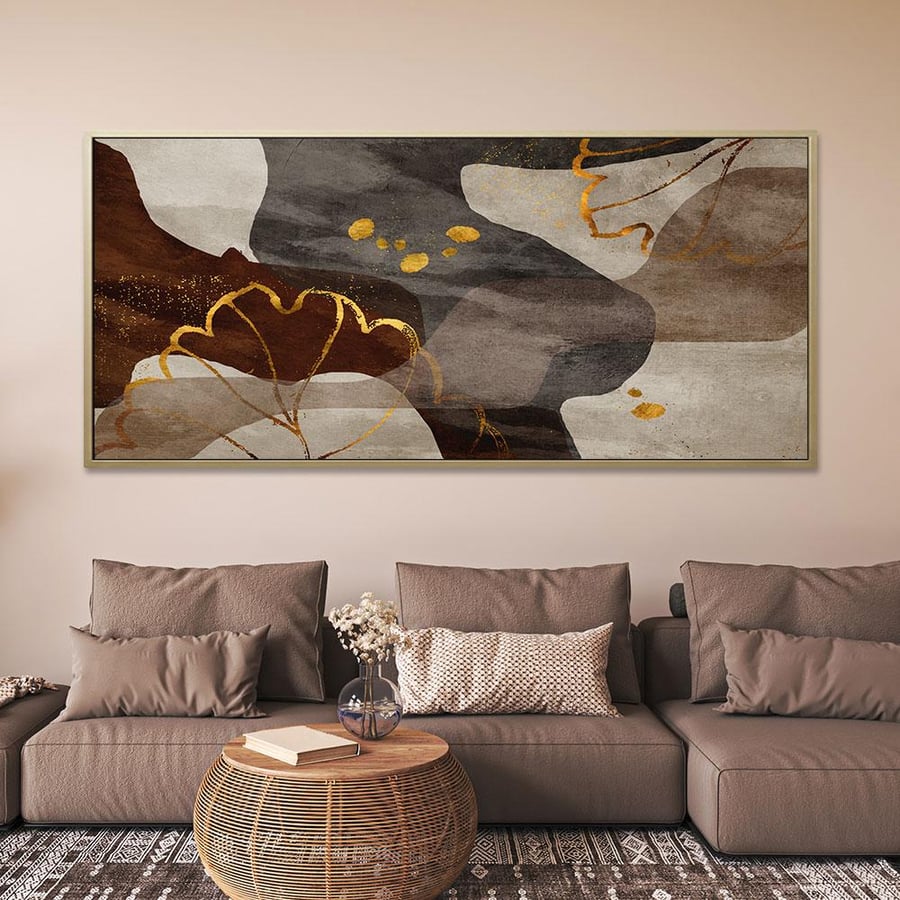 Abstract art panels with modern design