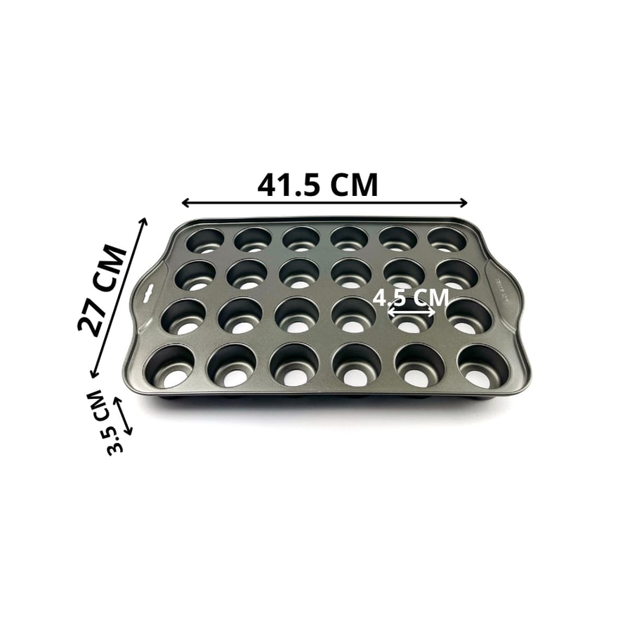 Cheesecake tray with 24 holes and removable base
