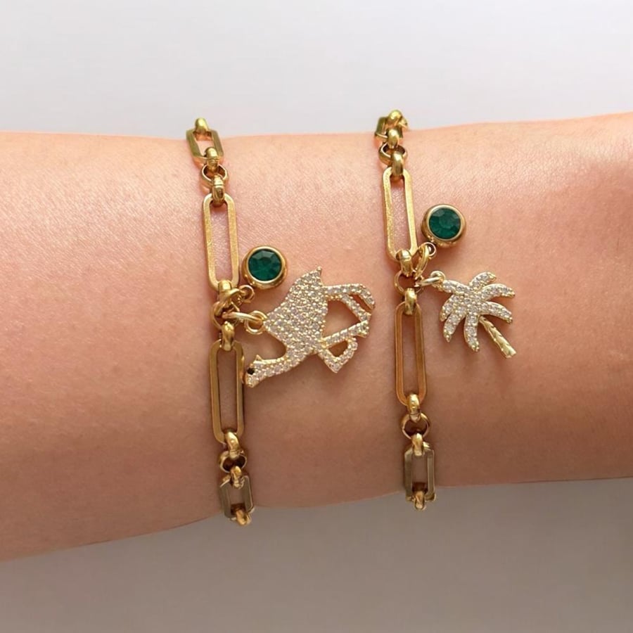 Camel X Palm Tree bracelet