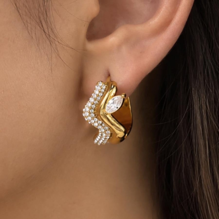 Wave earrings
