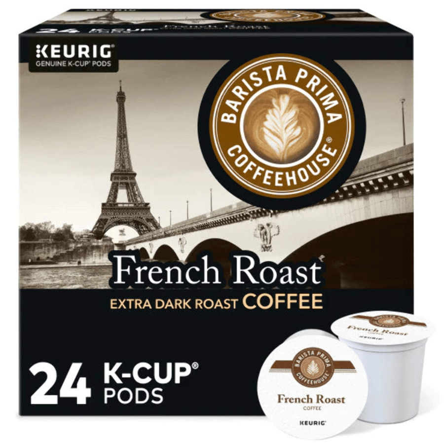 Barista Prima Coffeehouse French Roast Coffee  K-Cup Pods | 24 Pods