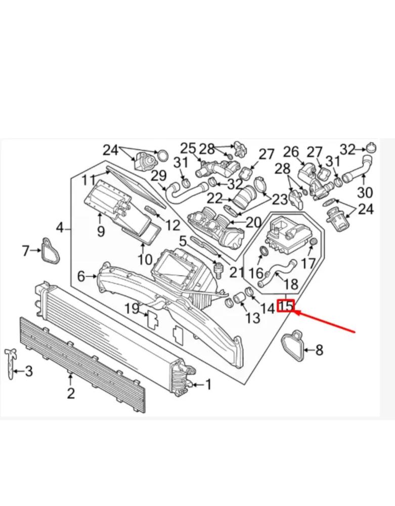 Oil separator for Bentley Audi