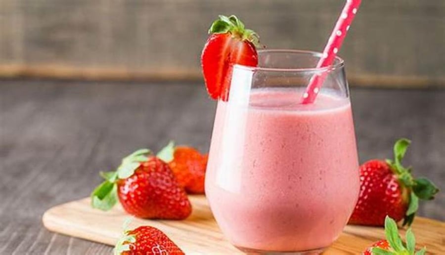 ميلك شيك فراولة /Milk Shake Strawberry