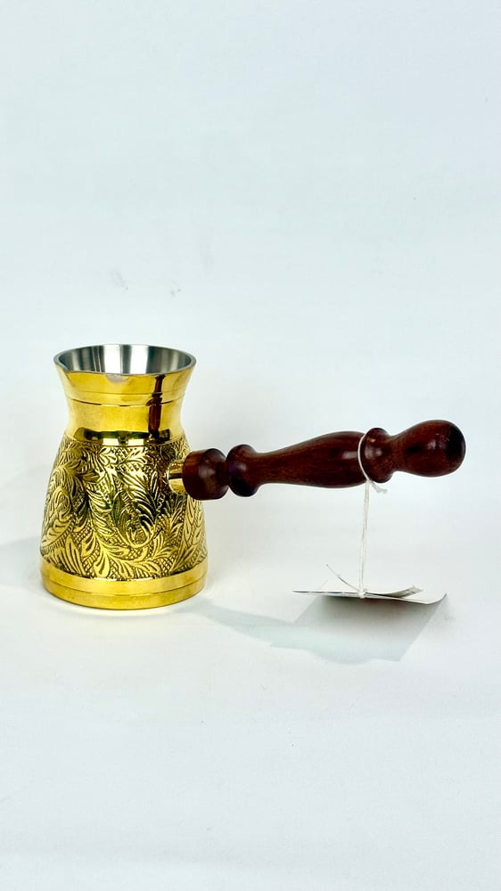 ركوة نحاس هندي بيد خشب