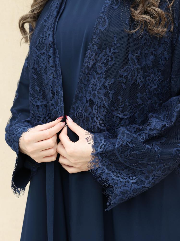 NAVY LACE