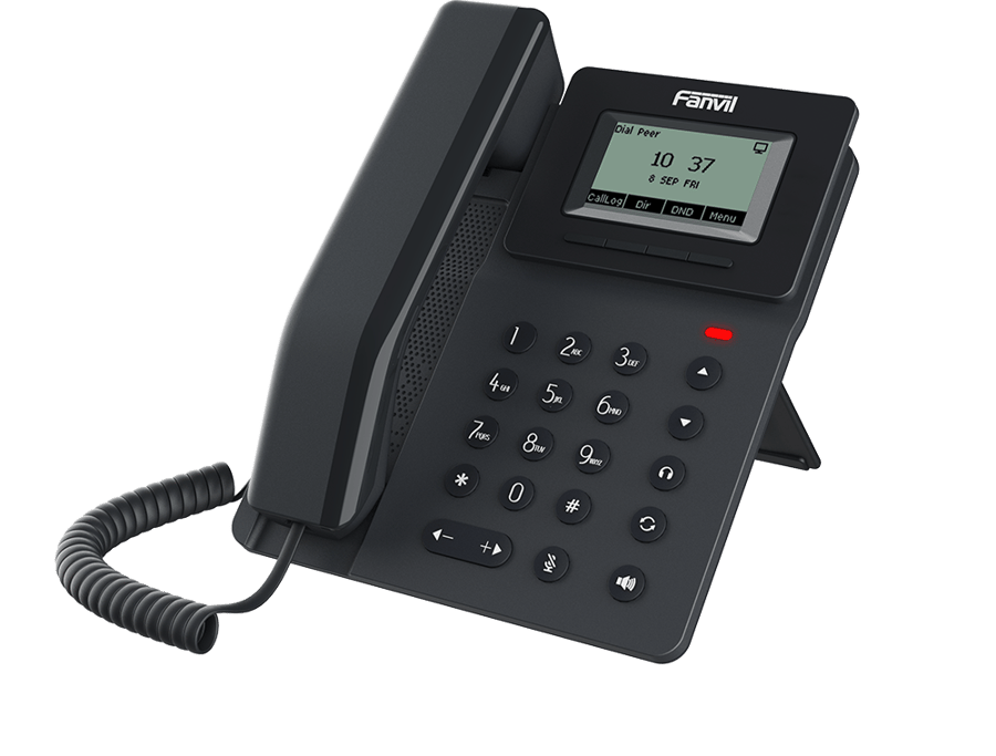 هاتف شبكي عبر بروتوكول الإنترنت Fanvil V50P IP Phone Side View