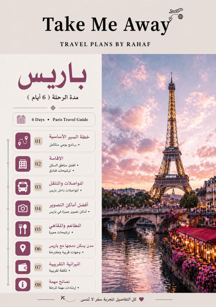 دليل رحلة باريس
