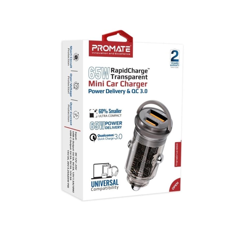 Mini Bromite car charger 65 watts